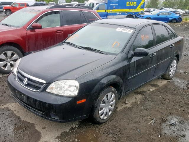 KL5JD56Z86K462143 - 2006 SUZUKI FORENZA BLACK photo 2