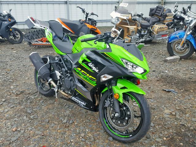 JKAEXKG10JDA08151 - 2018 KAWASAKI EX400 GREEN photo 1