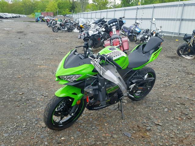 JKAEXKG10JDA08151 - 2018 KAWASAKI EX400 GREEN photo 2