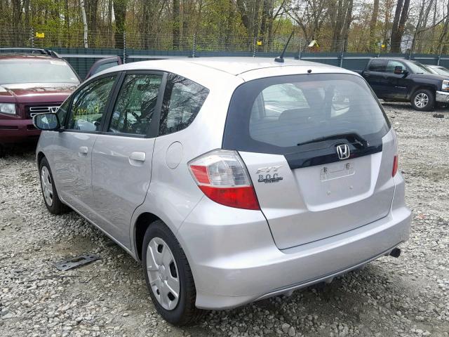 JHMGE8G32DC075364 - 2013 HONDA FIT SILVER photo 3