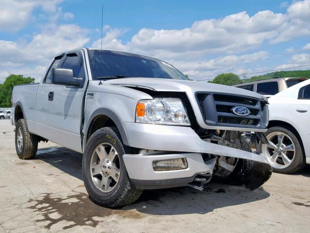 1FTPX14595KC36521 - 2005 FORD F150 SILVER photo 1