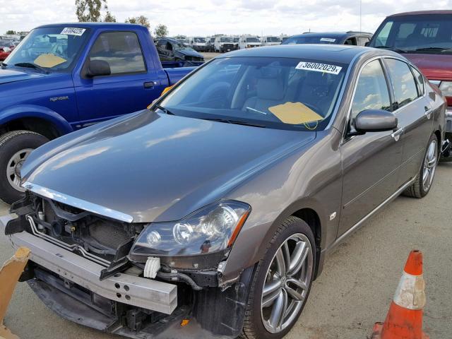 JNKAY01E37M308322 - 2007 INFINITI M35 BASE BROWN photo 2