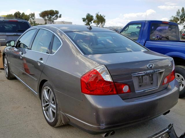 JNKAY01E37M308322 - 2007 INFINITI M35 BASE BROWN photo 3