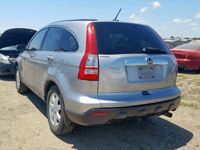 JHLRE38707C068368 - 2007 HONDA CR-V EXL SILVER photo 3