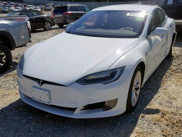 5YJSA1E15GF160528 - 2016 TESLA MODEL S WHITE photo 2