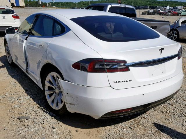 5YJSA1E15GF160528 - 2016 TESLA MODEL S WHITE photo 3