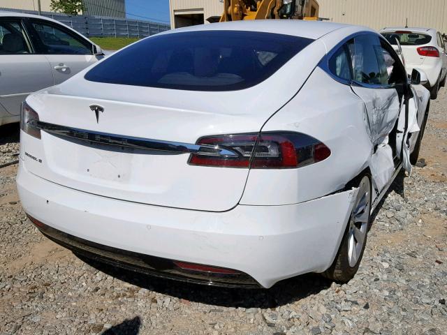 5YJSA1E15GF160528 - 2016 TESLA MODEL S WHITE photo 4