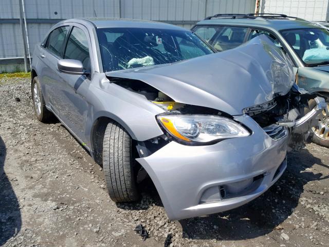 1C3CCBAG9DN722351 - 2013 CHRYSLER 200 LX SILVER photo 1