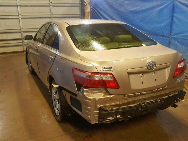 4T1BE46K39U279598 - 2009 TOYOTA CAMRY BASE GOLD photo 3