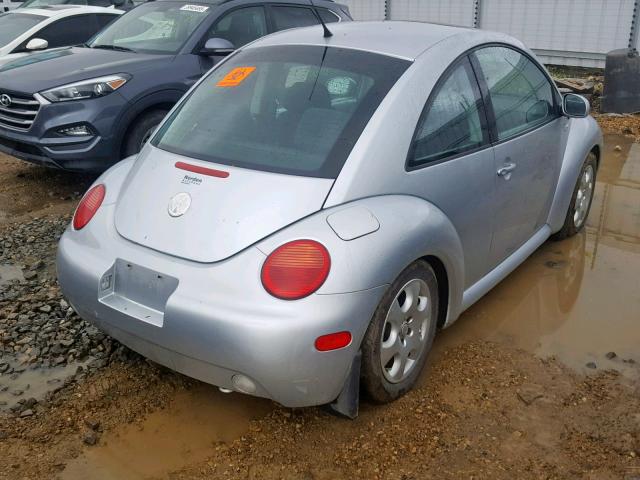 3VWCP21C73M402870 - 2003 VOLKSWAGEN NEW BEETLE ვერცხლისფერი ფოტო 4
