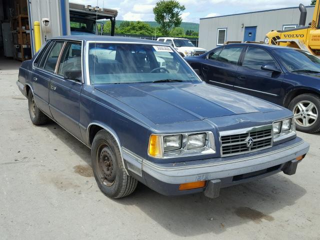 1B3BE46K5HC249285 - 1987 DODGE 600 SE BLUE photo 1