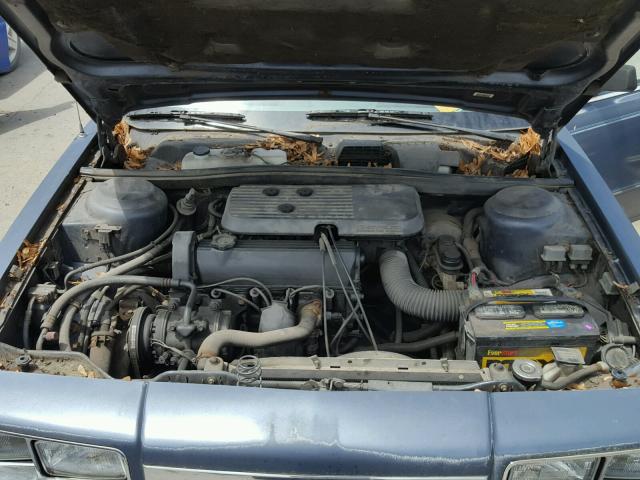 1B3BE46K5HC249285 - 1987 DODGE 600 SE BLUE photo 7