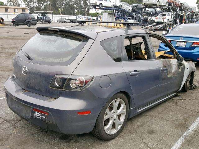 JM1BK343771671548 - 2007 MAZDA 3 HATCHBAC GRAY photo 4