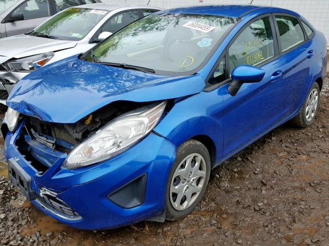 3FADP4AJ6BM137347 - 2011 FORD FIESTA S BLUE photo 2