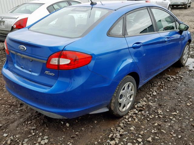 3FADP4AJ6BM137347 - 2011 FORD FIESTA S BLUE photo 4