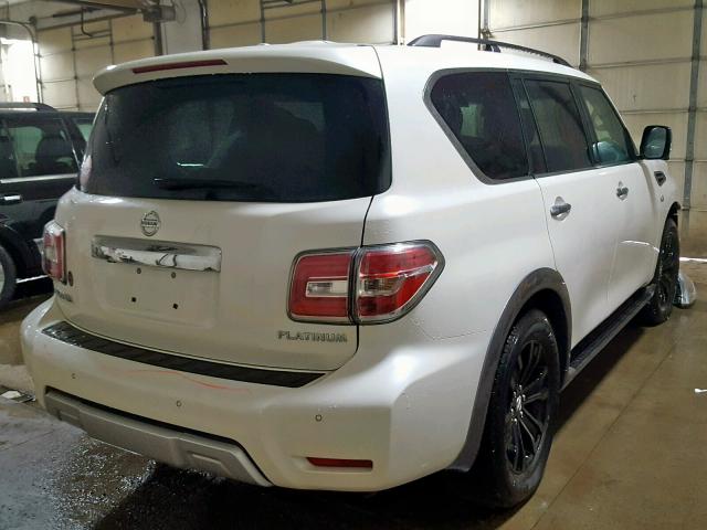 JN8AY2NE0H9708029 - 2017 NISSAN ARMADA PLA WHITE photo 4