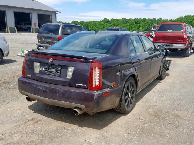 1G6DC67A560112735 - 2006 CADILLAC STS PURPLE photo 4