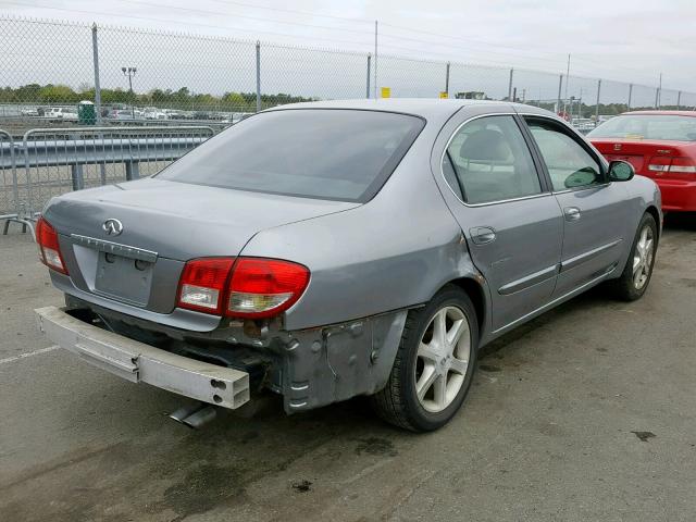 JNKDA31A83T109380 - 2003 INFINITI I35 GRAY photo 4