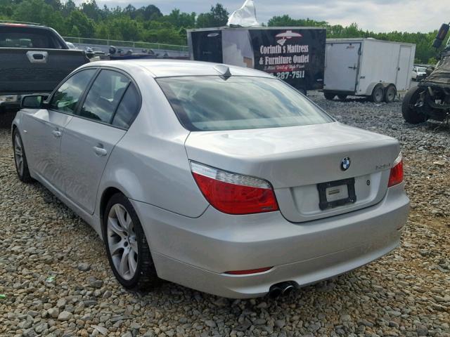 WBANW135X8CZ81107 - 2008 BMW 535 I SILVER photo 3