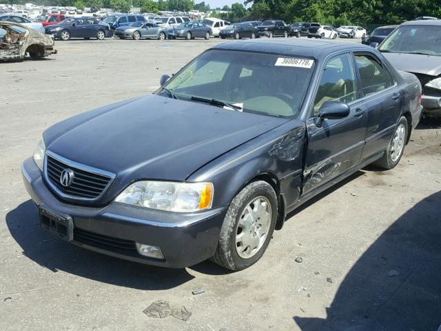 JH4KA96674C002160 - 2004 ACURA 3.5RL GRAY photo 2