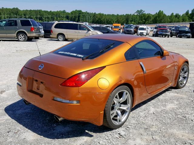 JN1AZ34E63T011057 - 2003 NISSAN 350Z COUPE ORANGE photo 4