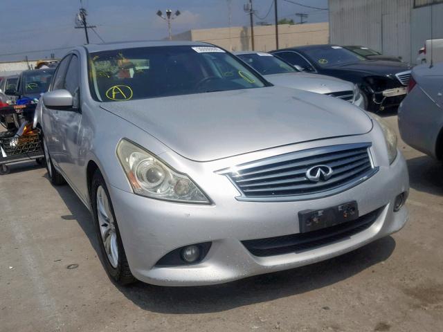 JN1CV6APXAM403364 - 2010 INFINITI G37 BASE SILVER photo 1