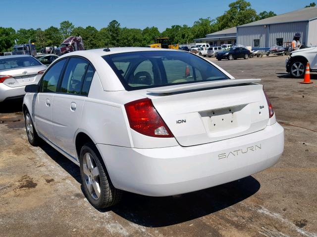 1G8AL55B87Z105274 - 2007 SATURN ION LEVEL WHITE photo 3