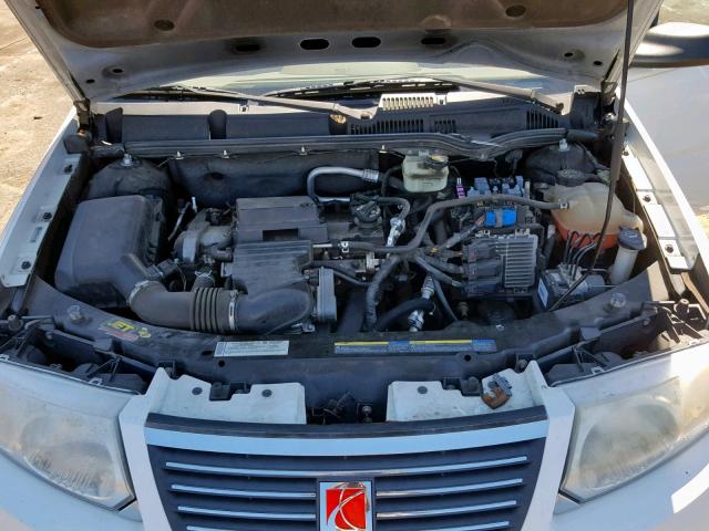 1G8AL55B87Z105274 - 2007 SATURN ION LEVEL WHITE photo 7