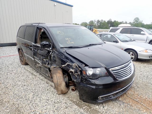 2C4RC1BG5CR350748 - 2012 CHRYSLER TOWN & COU BLACK photo 1