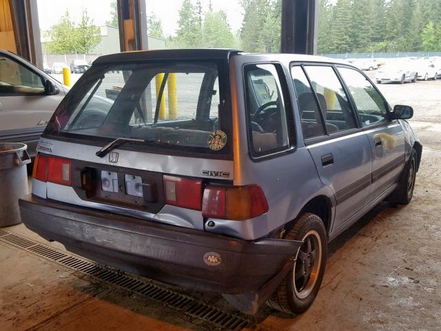 JHMEE2757LS012397 - 1990 HONDA CIVIC BLUE photo 4