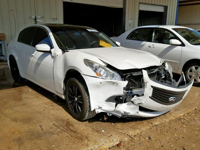 JN1CV6AP9DM714739 - 2013 INFINITI G37 BASE WHITE photo 1