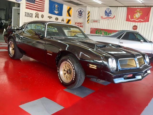 2U87Z6N607442 - 1976 PONTIAC FIREBIRD BLACK photo 1