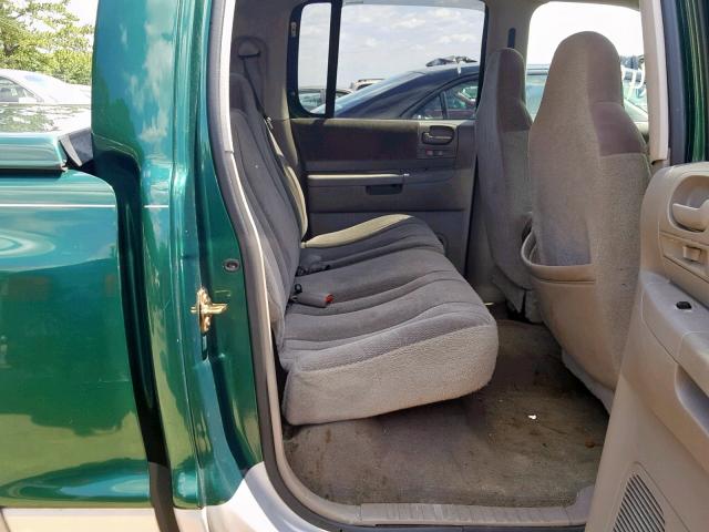 1D7HL48N53S318468 - 2003 DODGE DAKOTA QUA GREEN photo 6