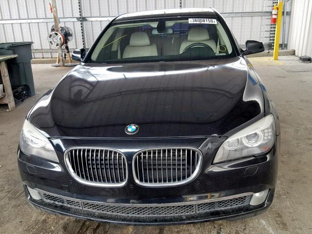 WBAKA8C59ACY36107 - 2010 BMW 750 I BLACK photo 9