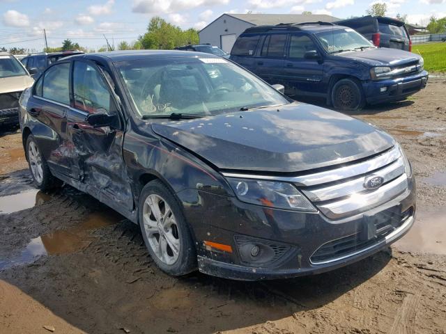 3FAHP0HA1CR248747 - 2012 FORD FUSION SE BLACK photo 1