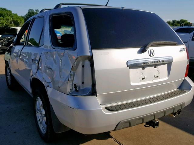 2HNYD18673H516503 - 2003 ACURA MDX TOURIN SILVER photo 3