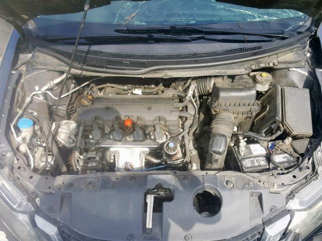 19XFB2F99DE074746 - 2013 HONDA CIVIC EXL ნაცრისფერი ფოტო 7