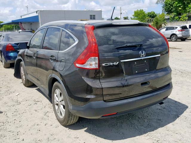 5J6RM3H71DL037426 - 2013 HONDA CR-V EXL CHARCOAL photo 3