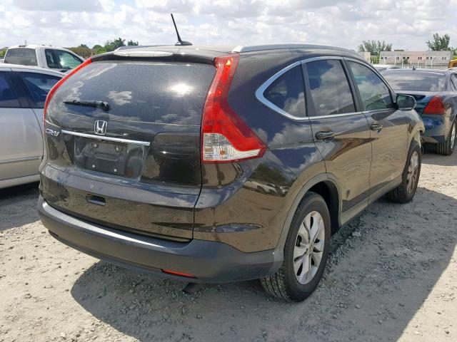 5J6RM3H71DL037426 - 2013 HONDA CR-V EXL CHARCOAL photo 4