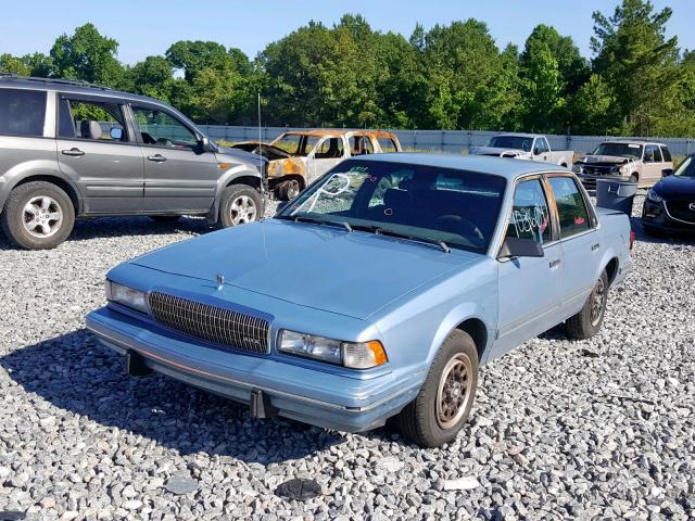 3G4AG55N0PS634361 - 1993 BUICK CENTURY SP BLUE photo 2