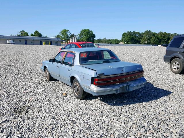 3G4AG55N0PS634361 - 1993 BUICK CENTURY SP BLUE photo 3