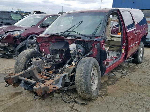 1GKFK66858J159868 - 2008 GMC YUKON XL D BURGUNDY photo 2