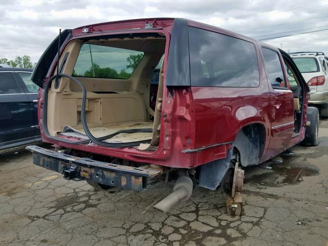 1GKFK66858J159868 - 2008 GMC YUKON XL D BURGUNDY photo 4