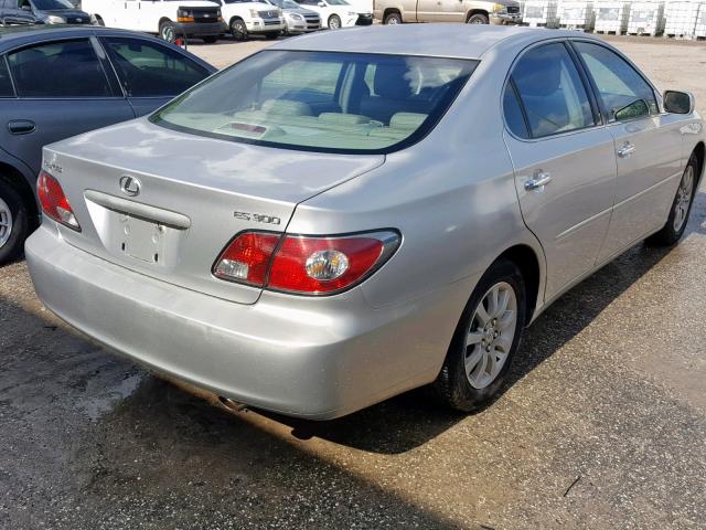 JTHBF30G620029476 - 2002 LEXUS ES 300 SILVER photo 4