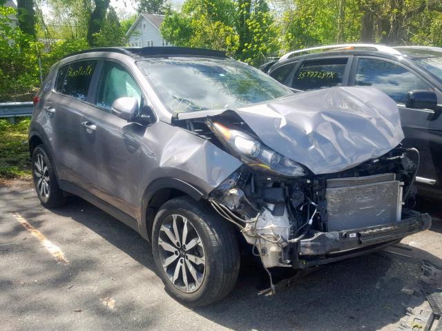 KNDPNCAC2J7315806 - 2018 KIA SPORTAGE E CHARCOAL photo 1