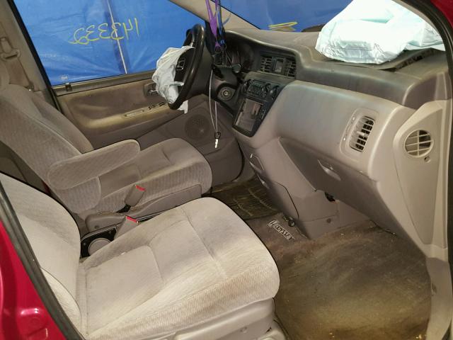 5FNRL18552B056251 - 2002 HONDA ODYSSEY LX RED photo 5