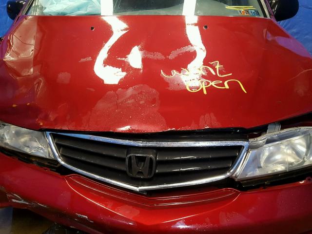 5FNRL18552B056251 - 2002 HONDA ODYSSEY LX RED photo 7