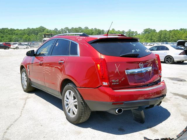 3GYFNAEY9BS609710 - 2011 CADILLAC SRX LUXURY RED photo 3