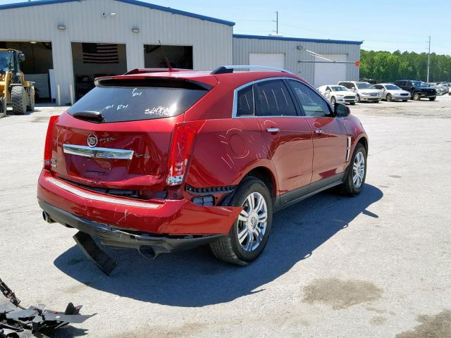 3GYFNAEY9BS609710 - 2011 CADILLAC SRX LUXURY RED photo 4