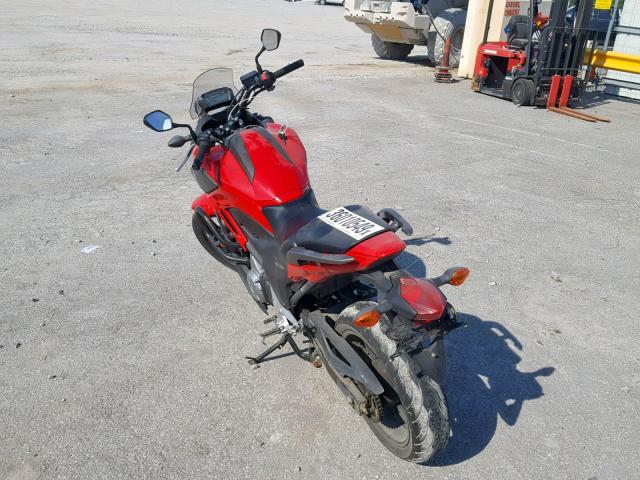 JH2RC6355DK100590 - 2013 HONDA NC700X RED photo 3